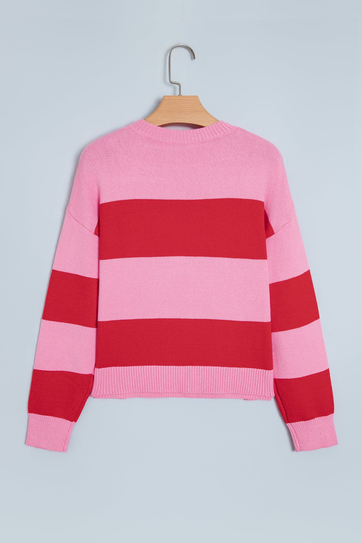 "Pink & Festive" Holly Jolly Sequin Christmas Sweater