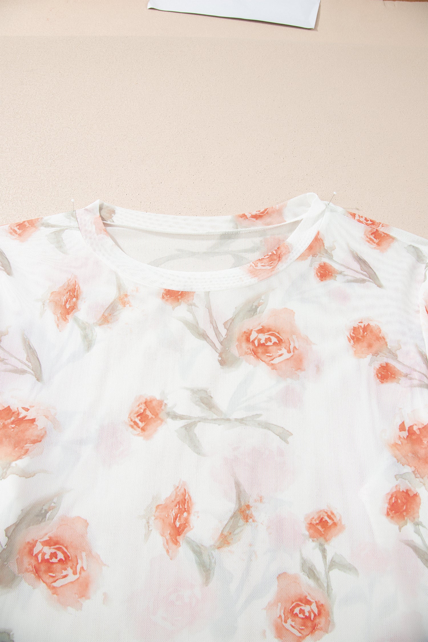 "Don't Mesh With Me" Plus Size Floral Top