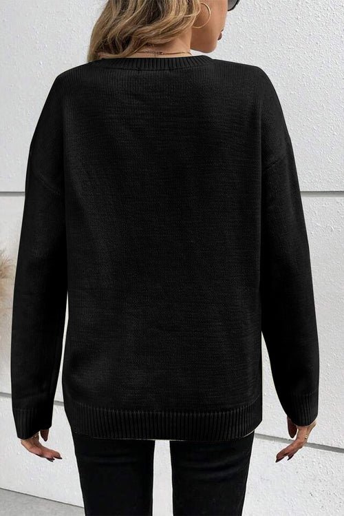 "Boo!" Knitted Sweater