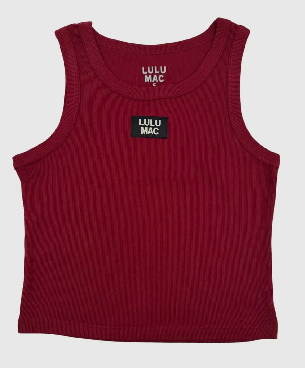 Lulu Mac Tank-Hot Pink