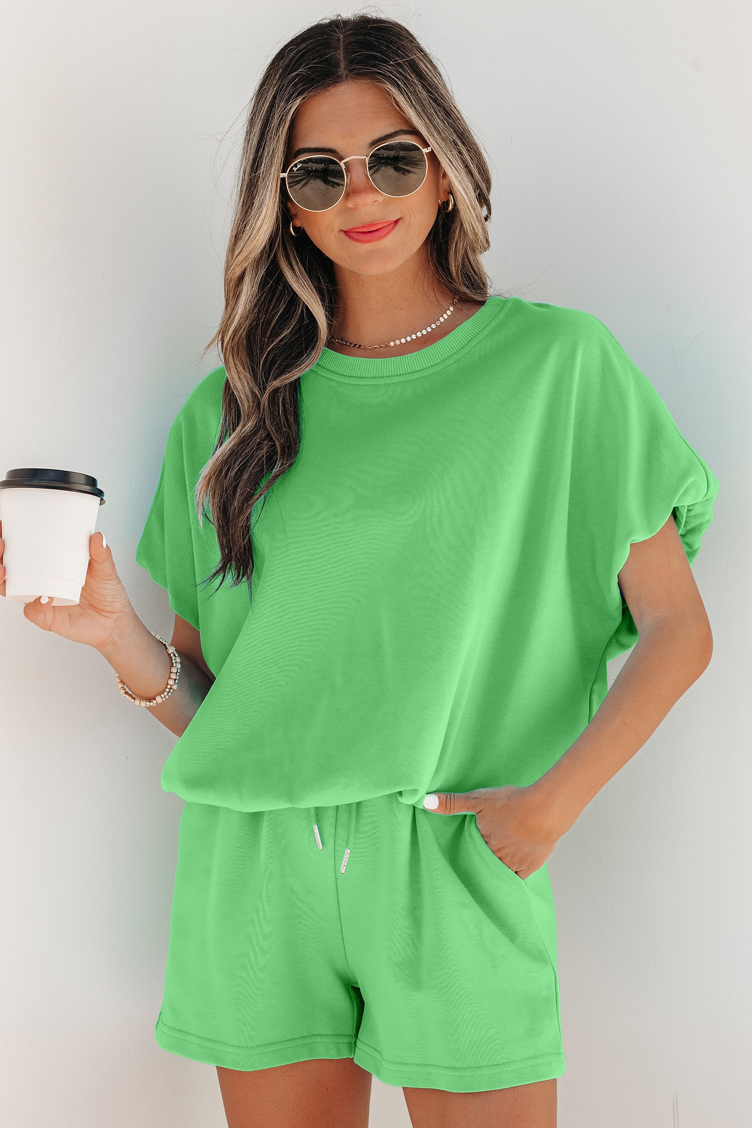 "Pretty Puffy" Top & Shorts 2pcs Outfit