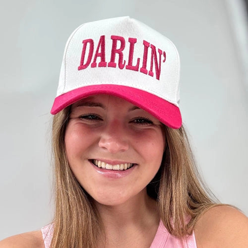 Hot Pink Darlin Trucker Hat