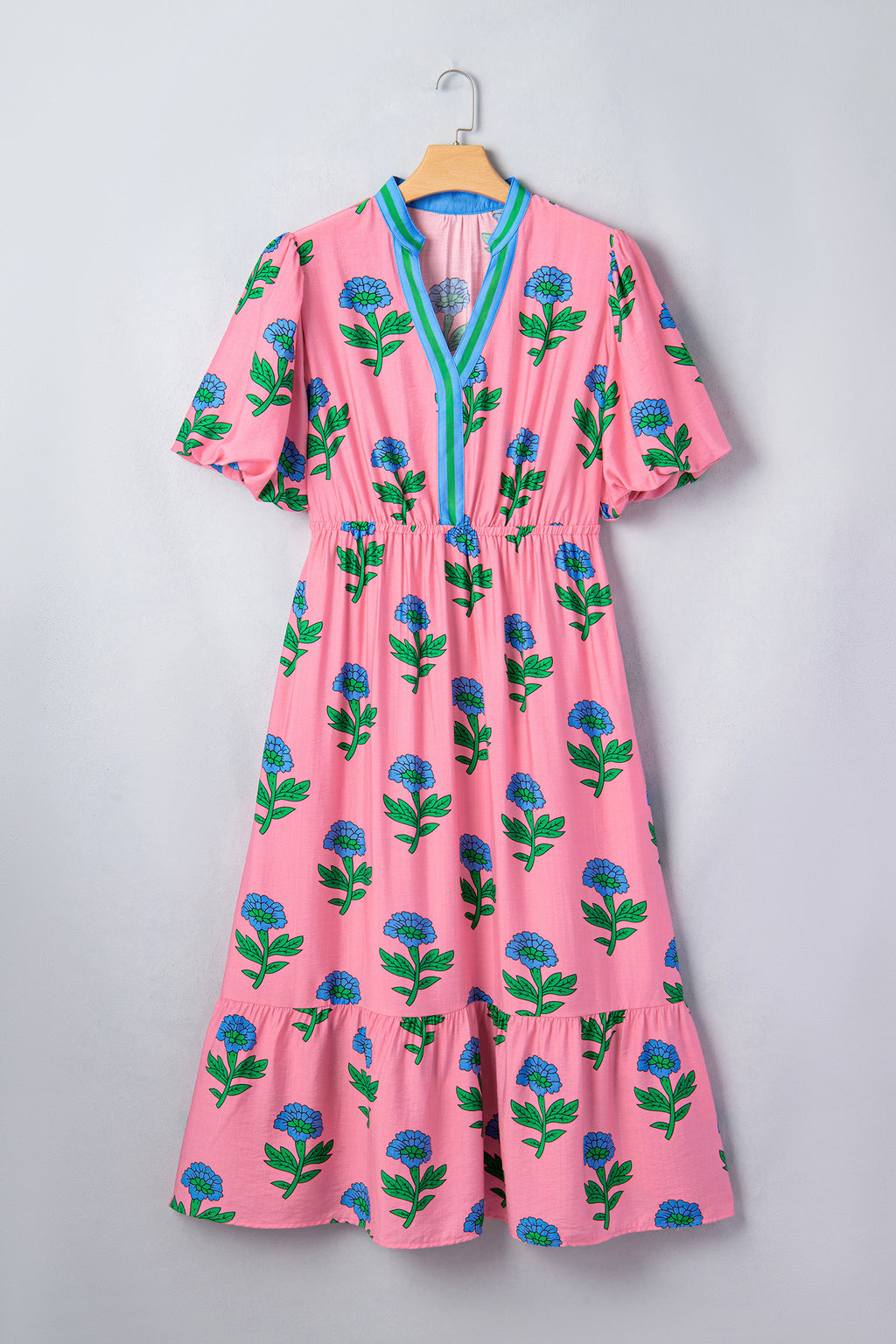 "Garden Party" Plus Size Maxi Dress