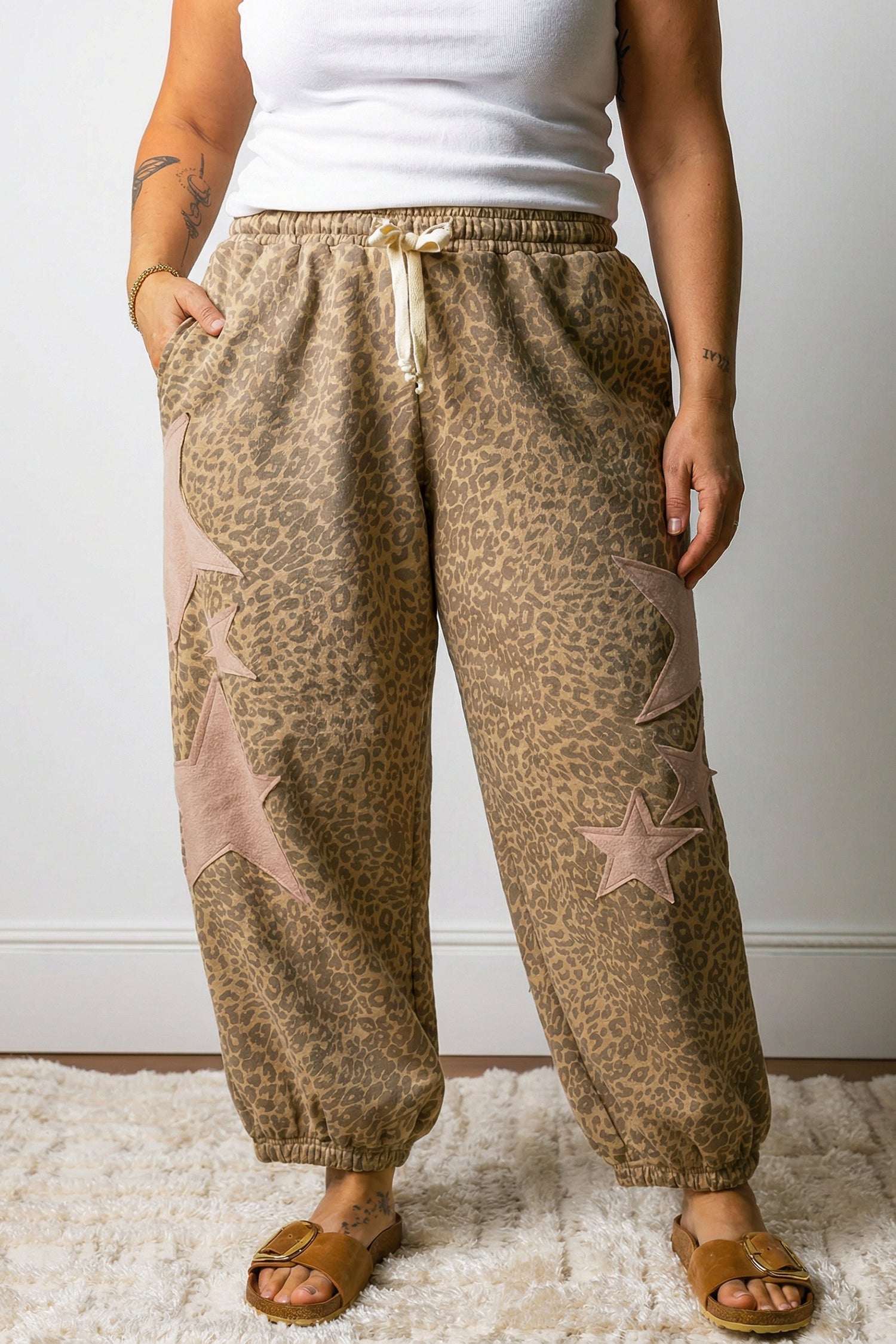 "Star Struck" Plus Size Jogger Pants