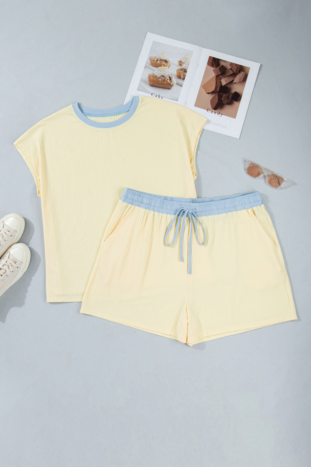 "Cool & Comfy" Plus Size Shorts Set