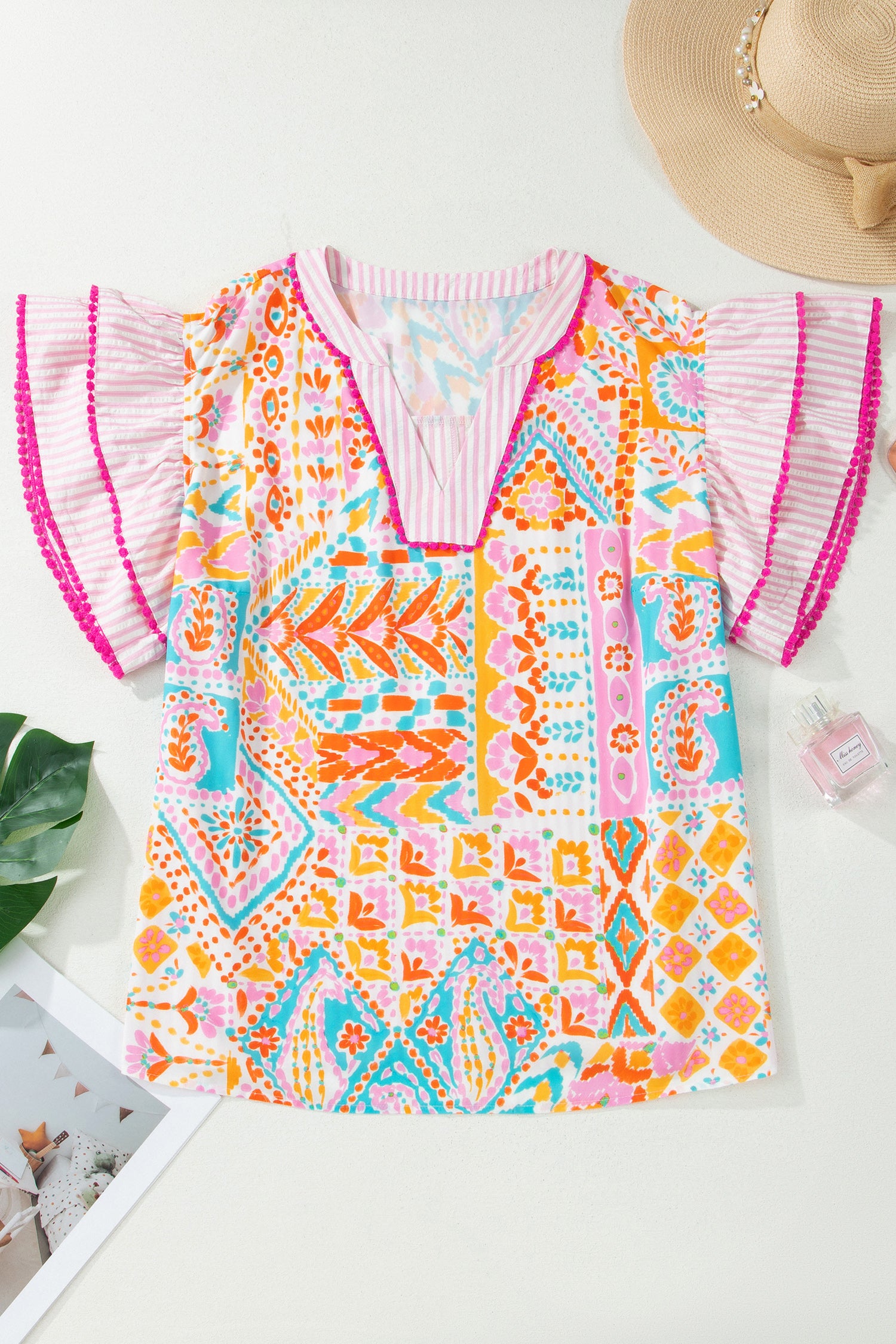 "Pretty Playful" Plus Size Blouse