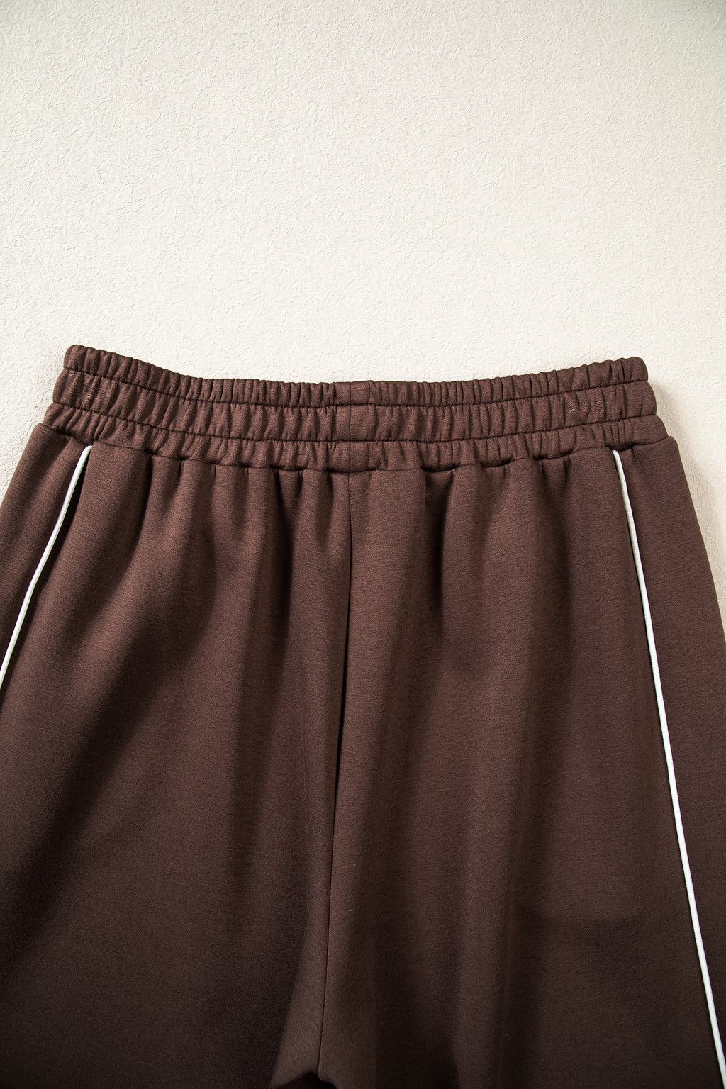 Coffee Mock Neck Pullover & Pant Set