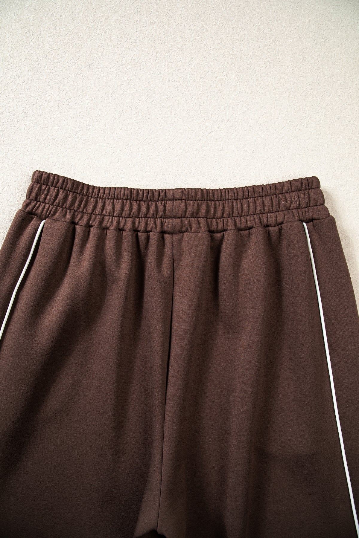 Coffee Mock Neck Pullover & Pant Set