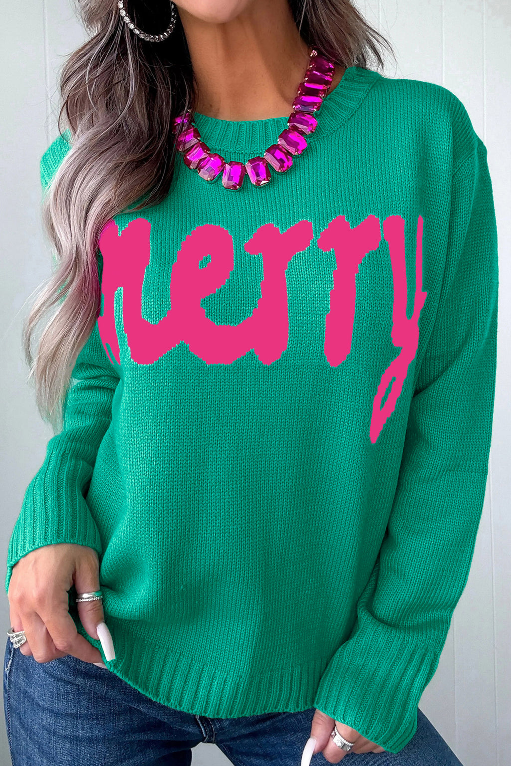 "Bold & Bright" Merry Sweater