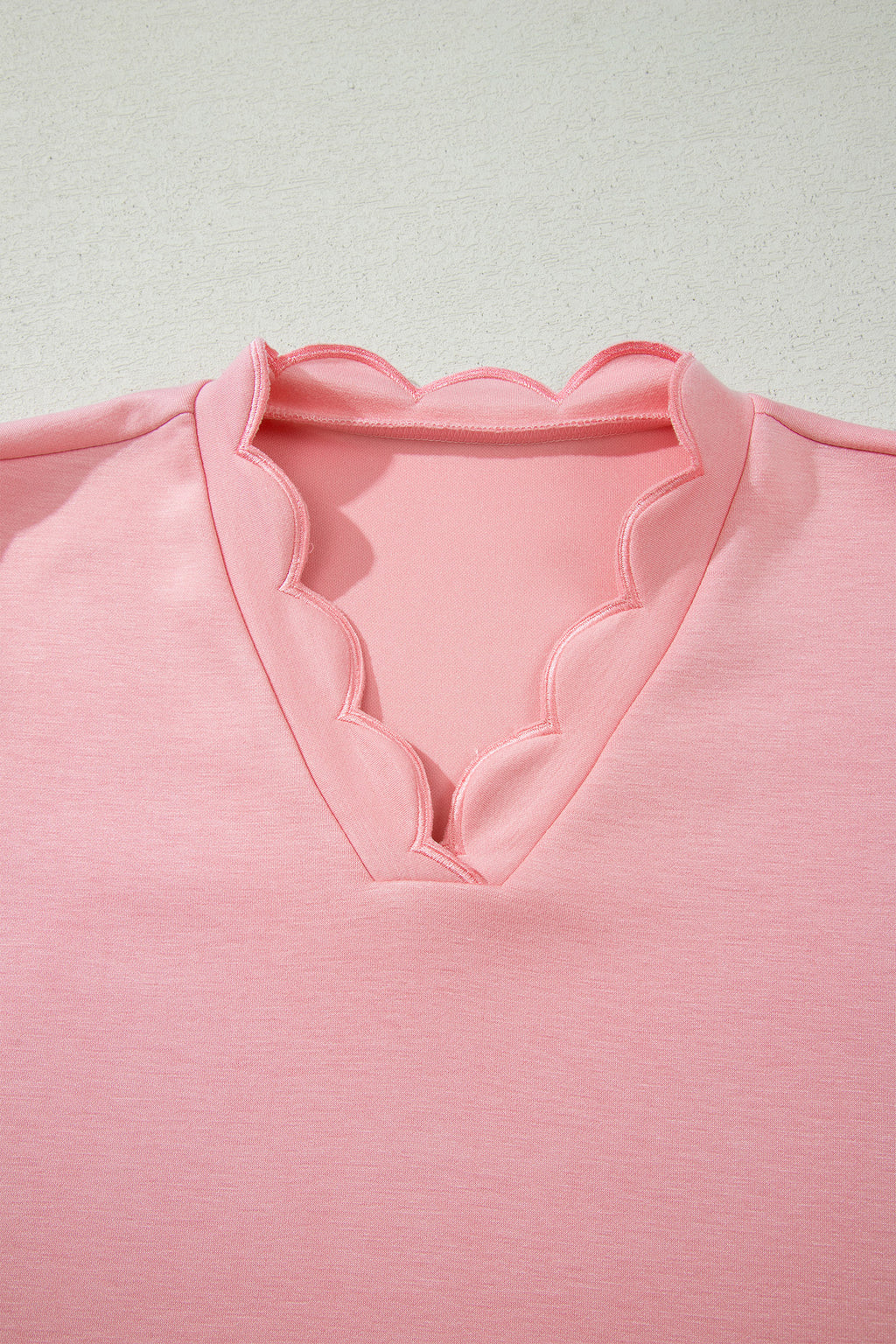 “Pose In Pink” Scalloped Short Set