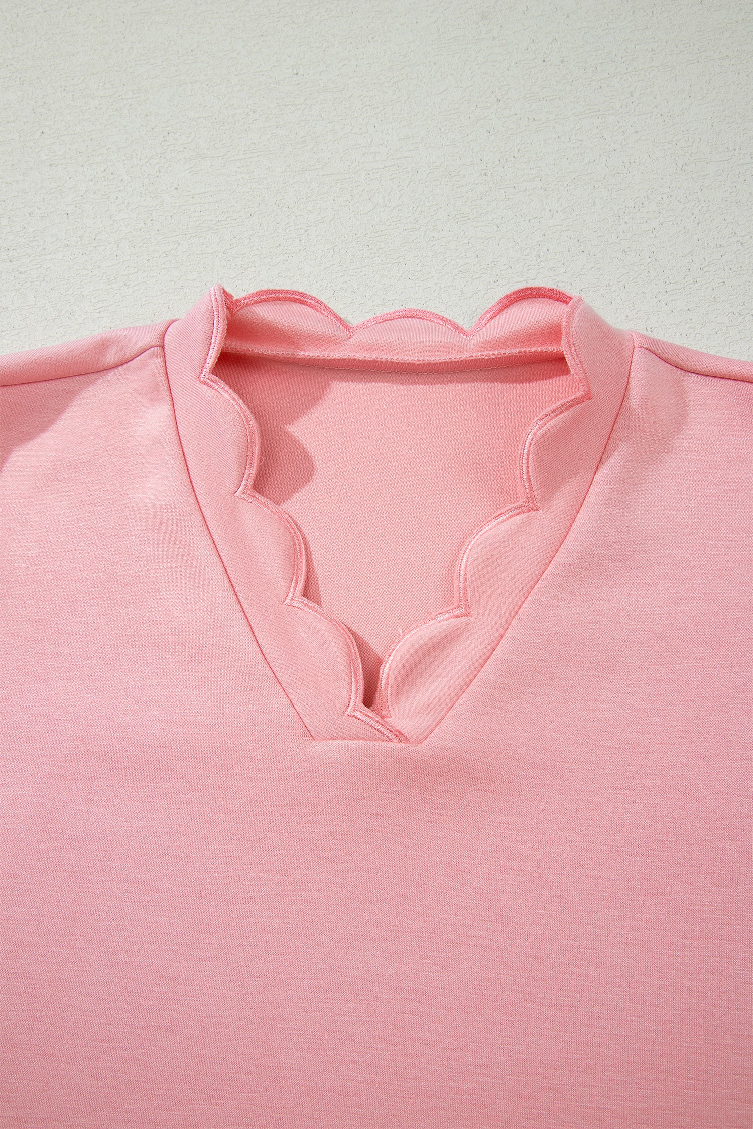 “Pose In Pink” Scalloped Short Set