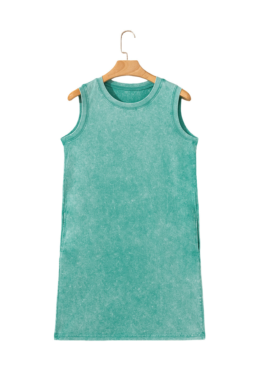 "Cool In Cotton" Mineral Wash Tank Dress
