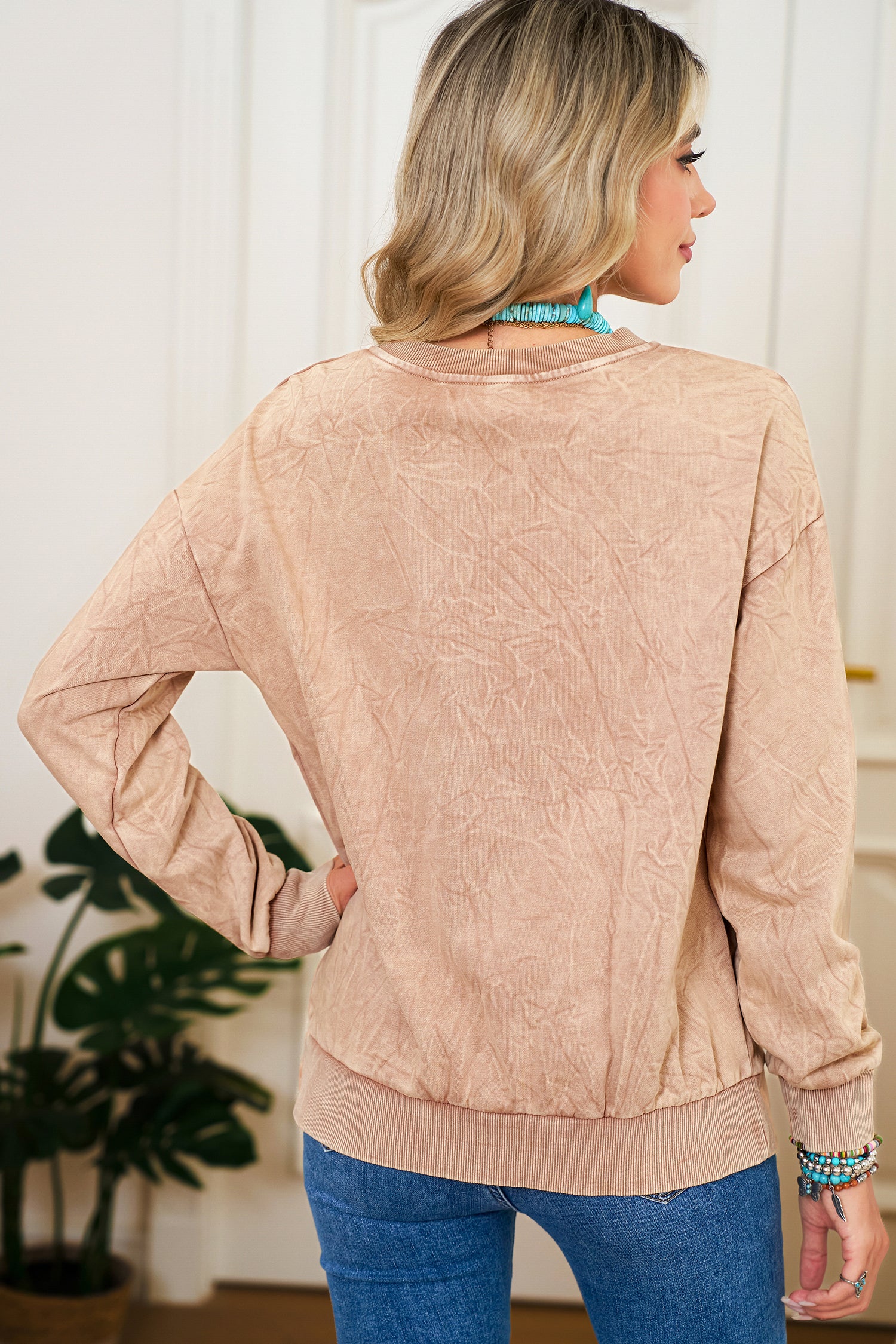 "Saved by Grace" Mineral Wash Sweatshirt