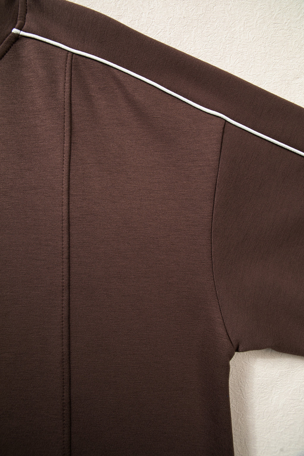 Coffee Mock Neck Pullover & Pant Set