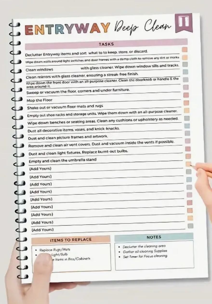 ADHD Cleaning Planner