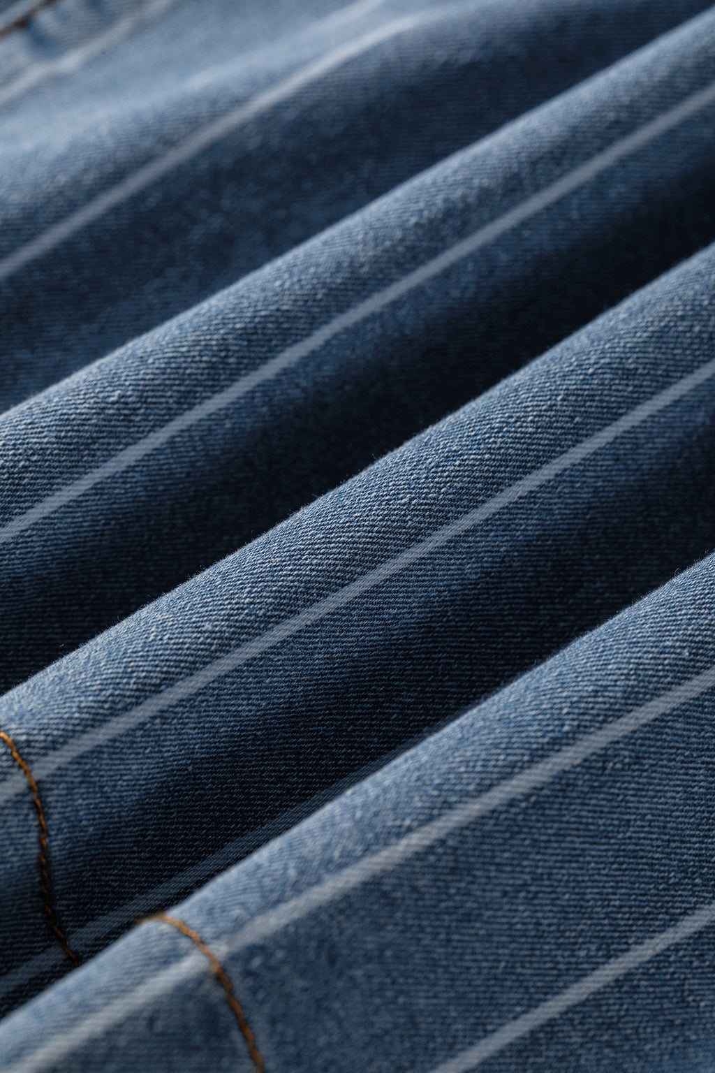 "Sleek In Stripes" Plus Size Wide Leg Jeans