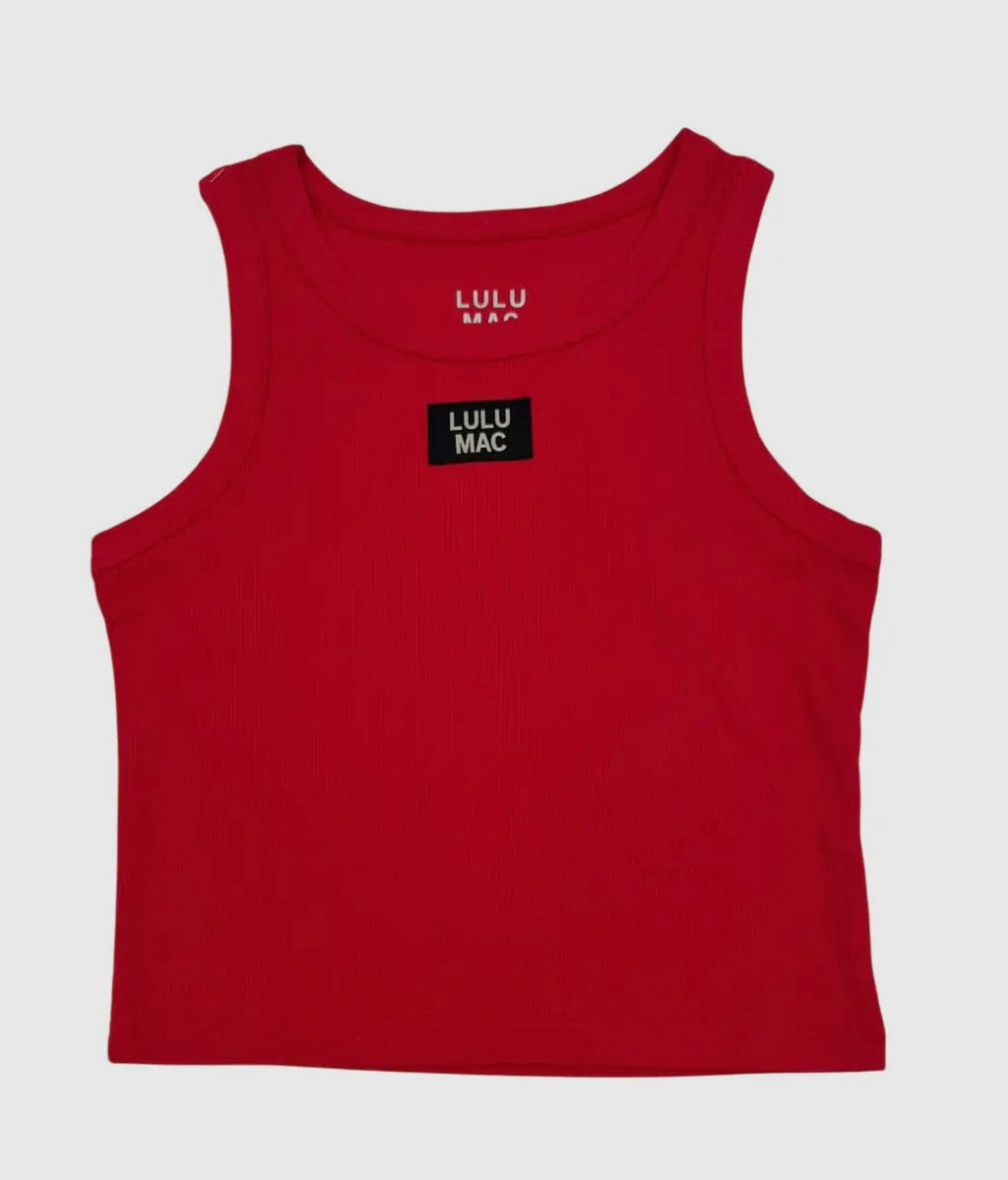 Lulu Mac Tank-Hot Pink