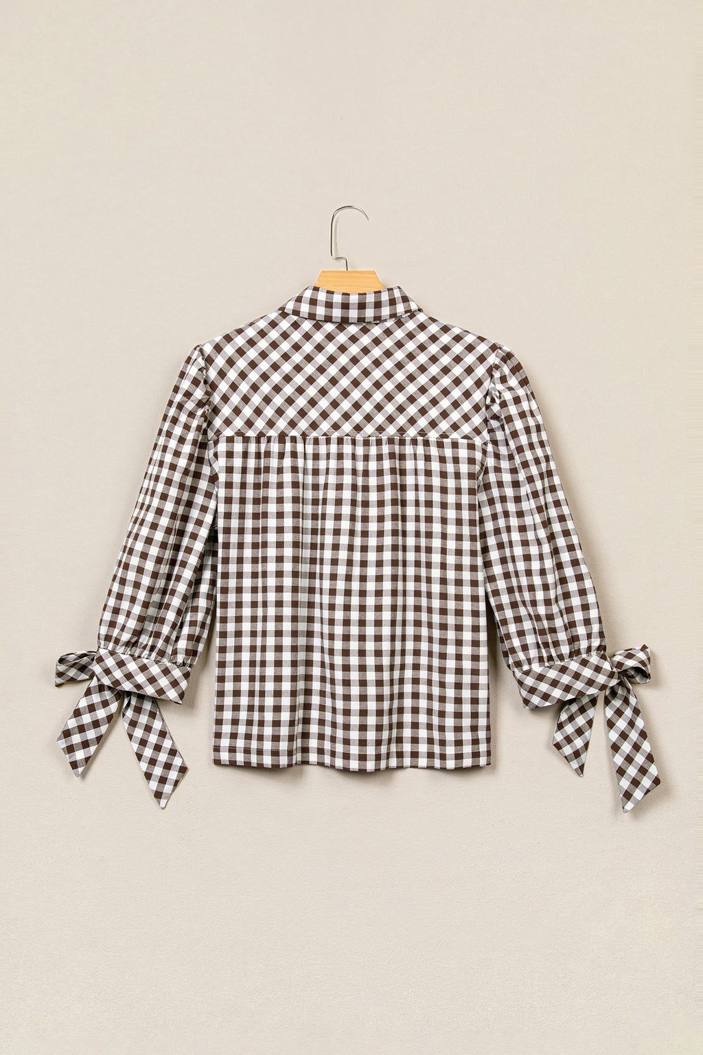 "Charming Brown" Plaid Shirt