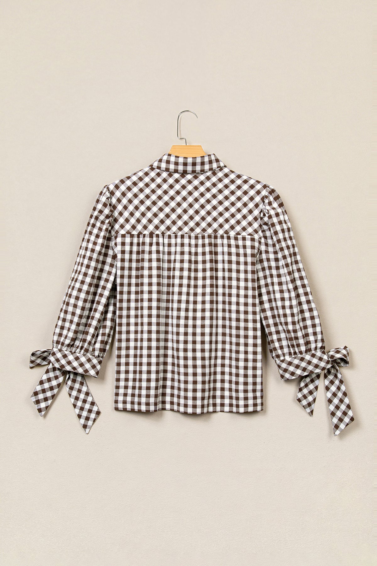 "Charming Brown" Plaid Shirt