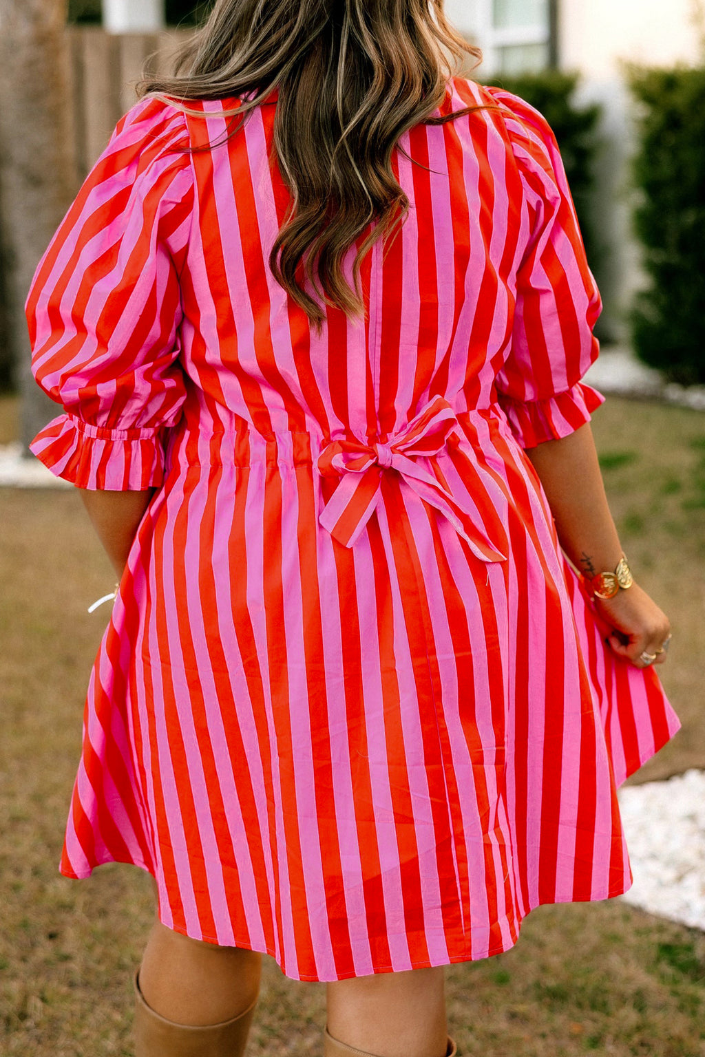 "Sexy In Stripes" Plus Size Dress