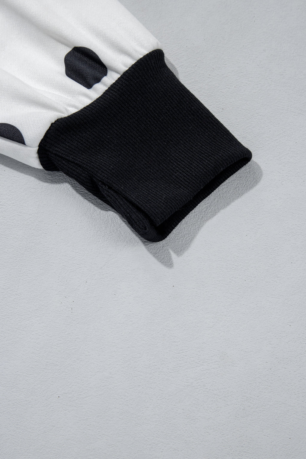 Polka Dot & Patchwork Sweatshirt