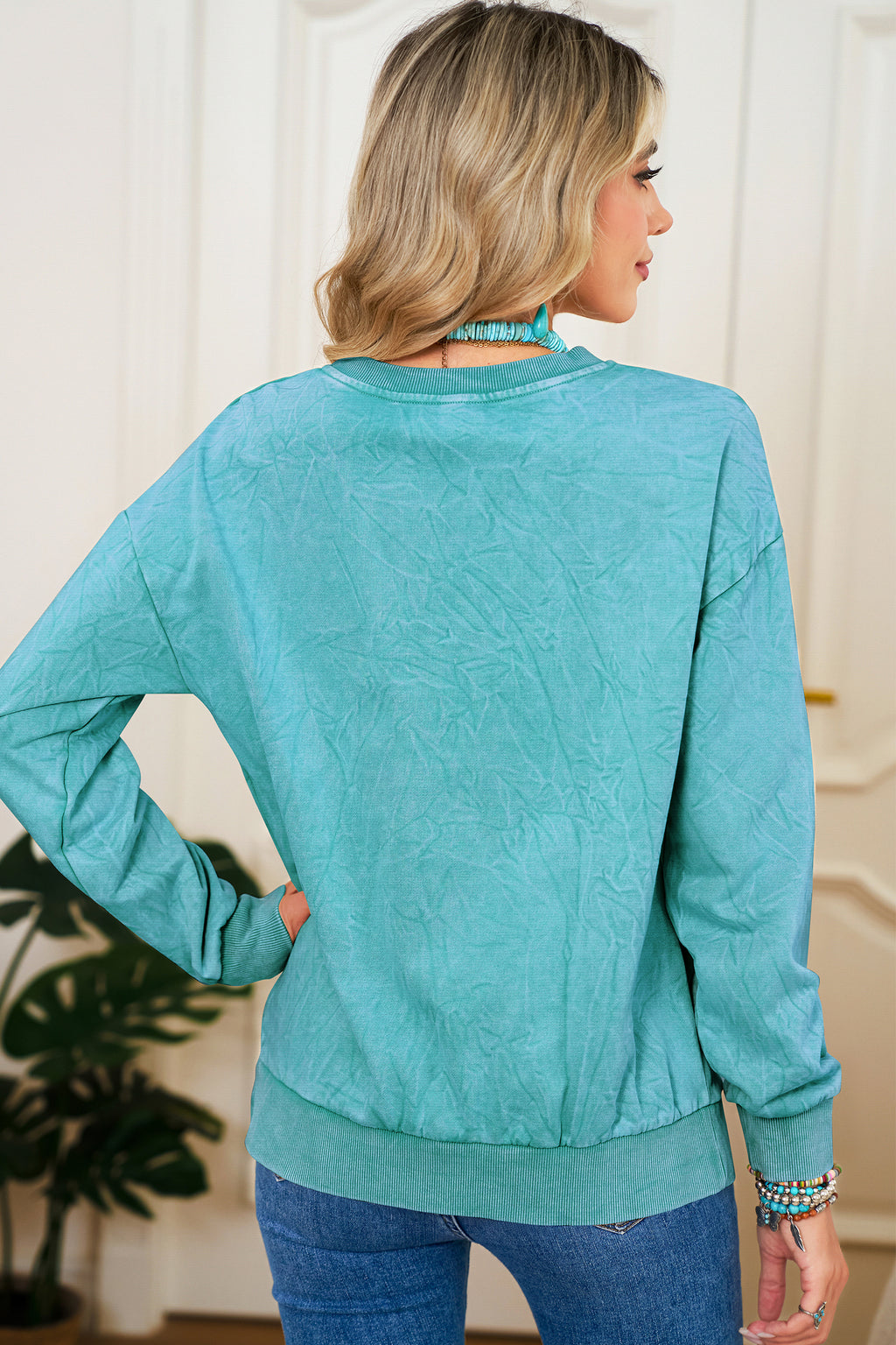 "Saved by Grace" Mineral Wash Sweatshirt