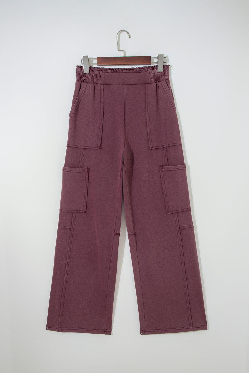 Mineral Wash Cargo Cotton Utility Pants