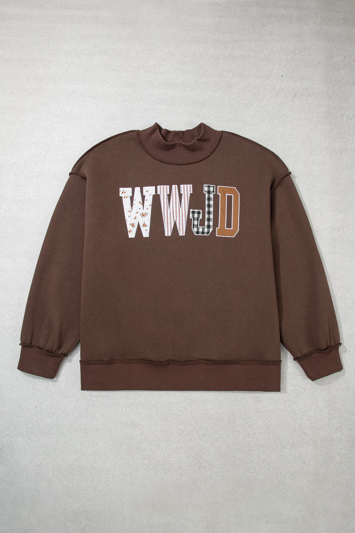 "WWJD In Coffee" Plus Size Sweatshirt