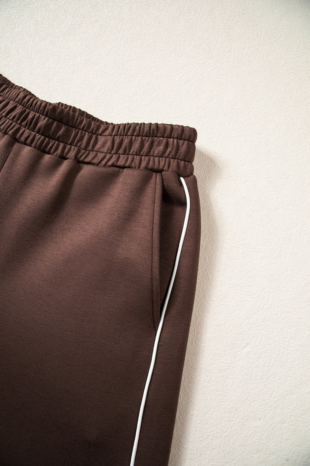 Coffee Mock Neck Pullover & Pant Set