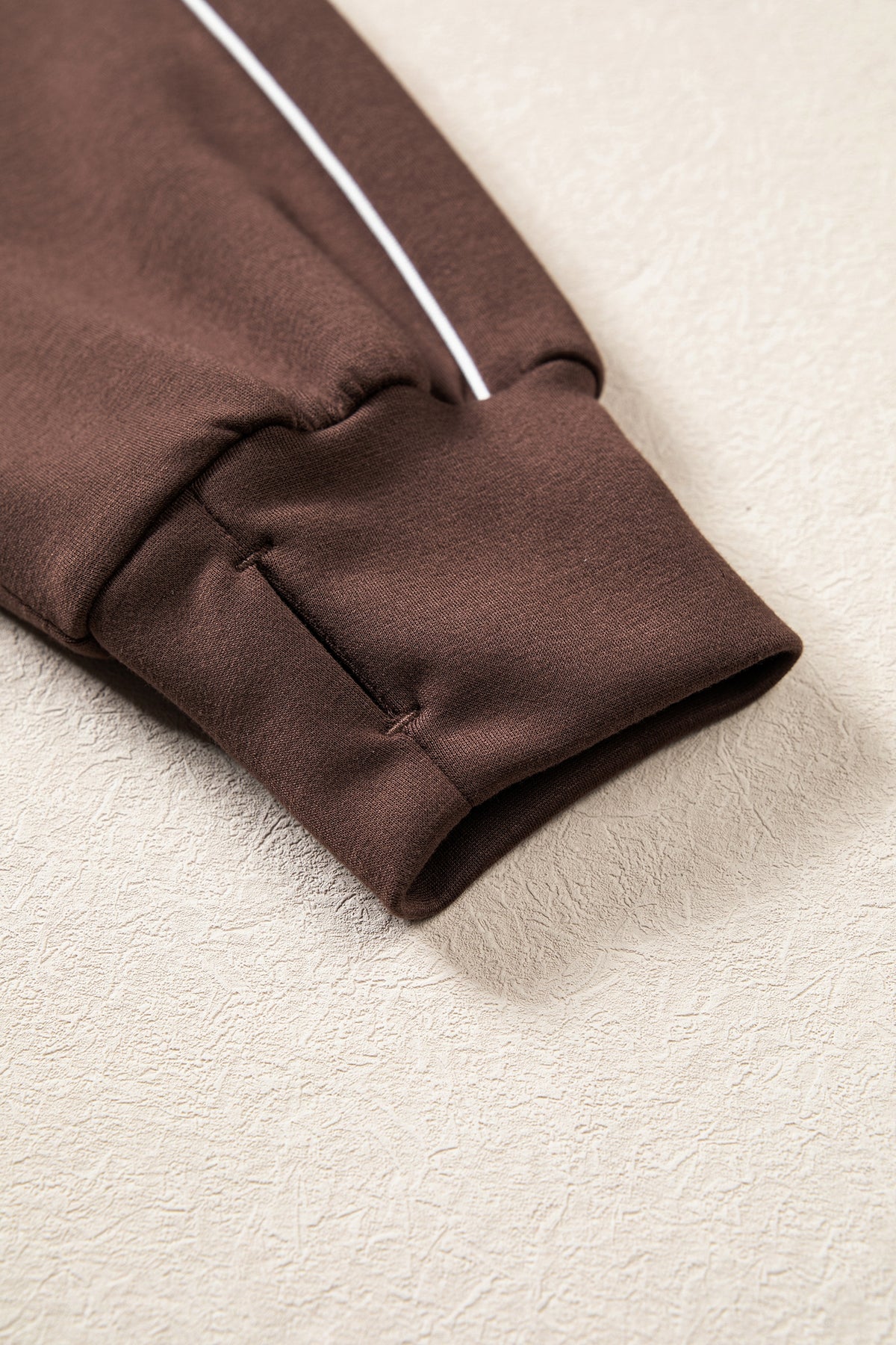 Coffee Mock Neck Pullover & Pant Set