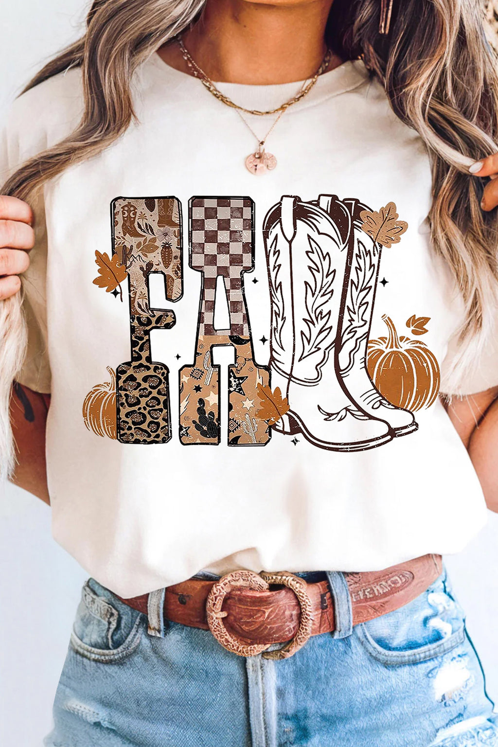 FALL Western Graphic T-Shirt