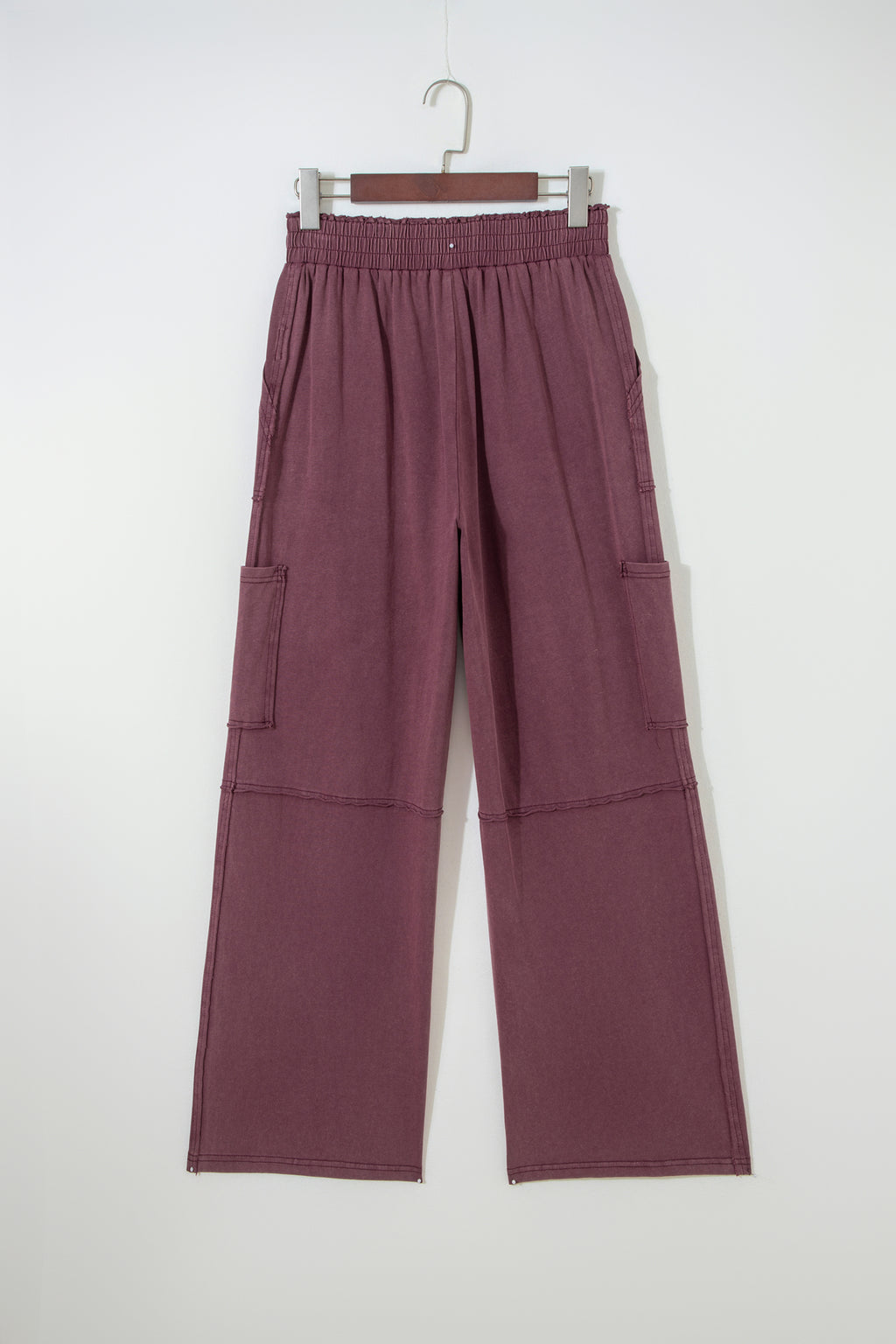 Mineral Wash Cargo Cotton Utility Pants