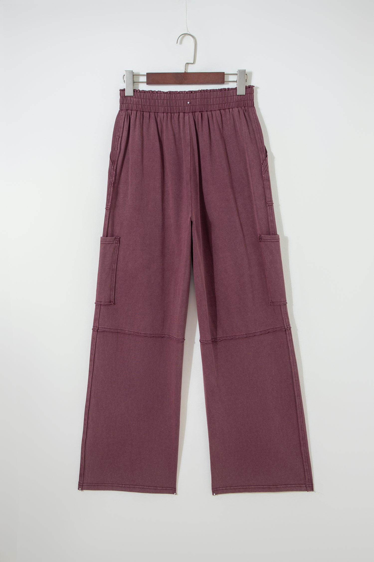 Mineral Wash Cargo Cotton Utility Pants