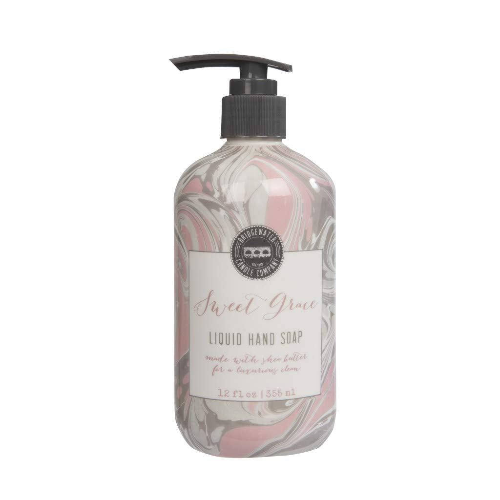 Bridgewater Candle Sweet Grace Liquid Hand Soap | 12 oz Moisturizing Hand Wash | Passionfruit, Sparkling & Patchouli Scent | Gift for Home & Bath