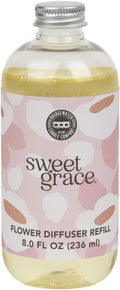 Bridgewater Candle Sweet Grace Dye-Free Diffuser Oil Refill | 8 fl oz | Scented | Lasts up to 60 Days |