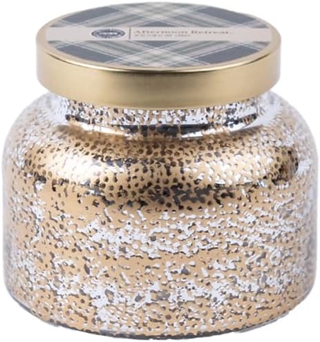 Bridgewater Candle Sweet Grace Decorative Metallic Jar Scented Candle | Candle for Home | Soy Wax Blend | 18 oz | Up to 65 Hour Burn Time | Passion Fruit, Sparkling Tea, Patchouli