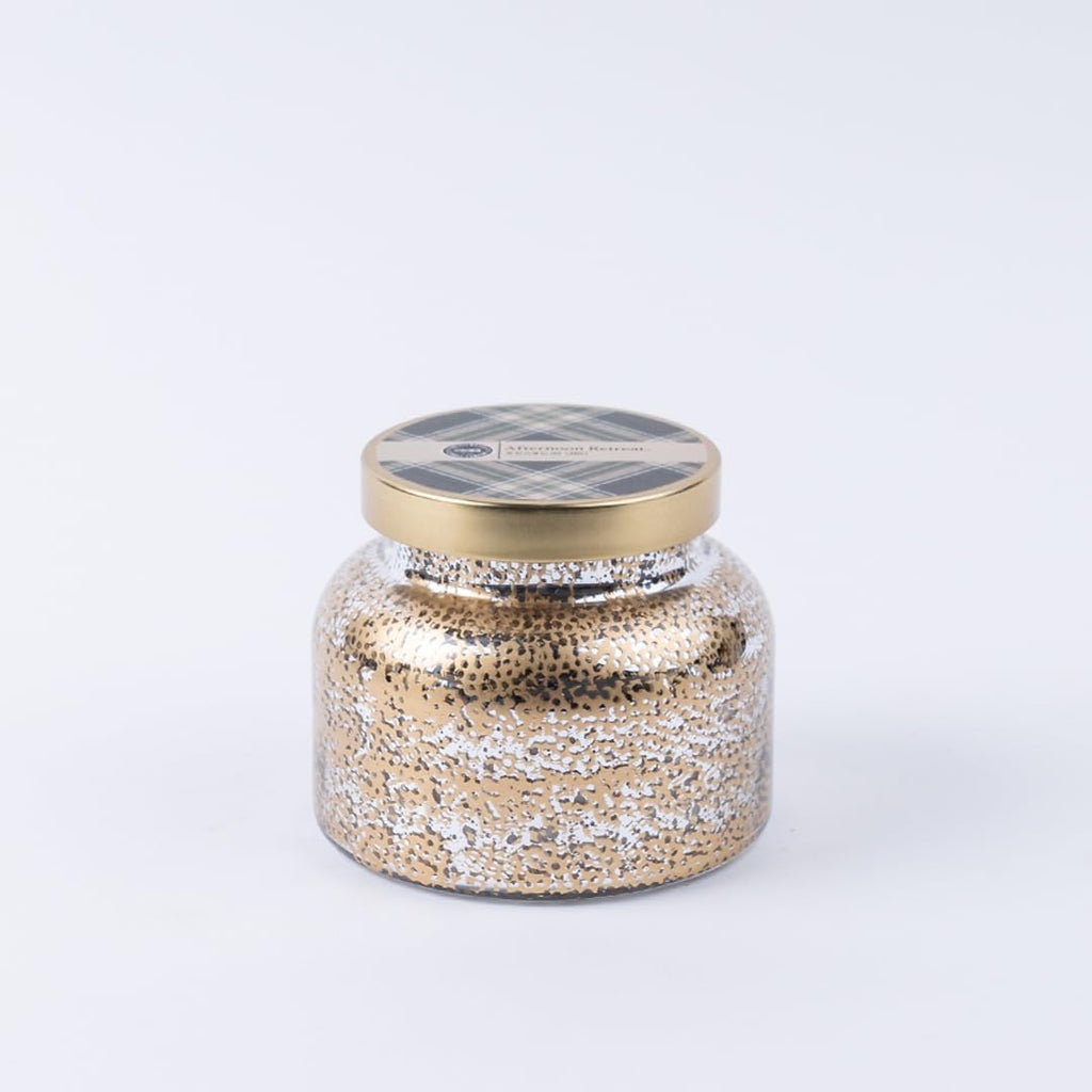 Bridgewater Candle Sweet Grace Decorative Metallic Jar Scented Candle | Candle for Home | Soy Wax Blend | 18 oz | Up to 65 Hour Burn Time | Passion Fruit, Sparkling Tea, Patchouli