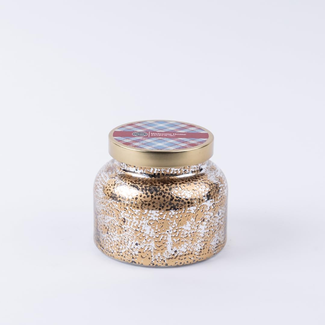 Bridgewater Candle Sweet Grace Decorative Metallic Jar Scented Candle | Candle for Home | Soy Wax Blend | 18 oz | Up to 65 Hour Burn Time | Passion Fruit, Sparkling Tea, Patchouli