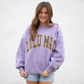 Lulu Mac Lavender & Leopard Sweatshirt