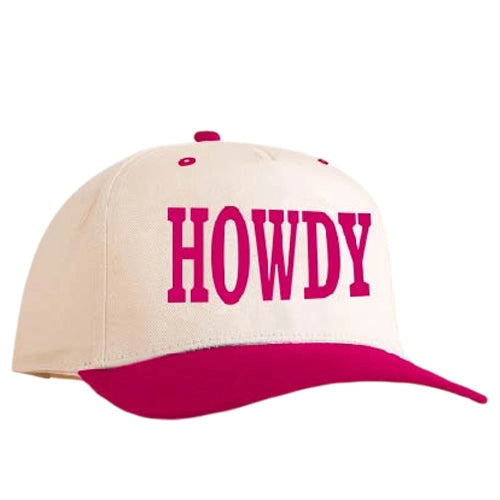 Hot Pink Howdy Trucker Hat