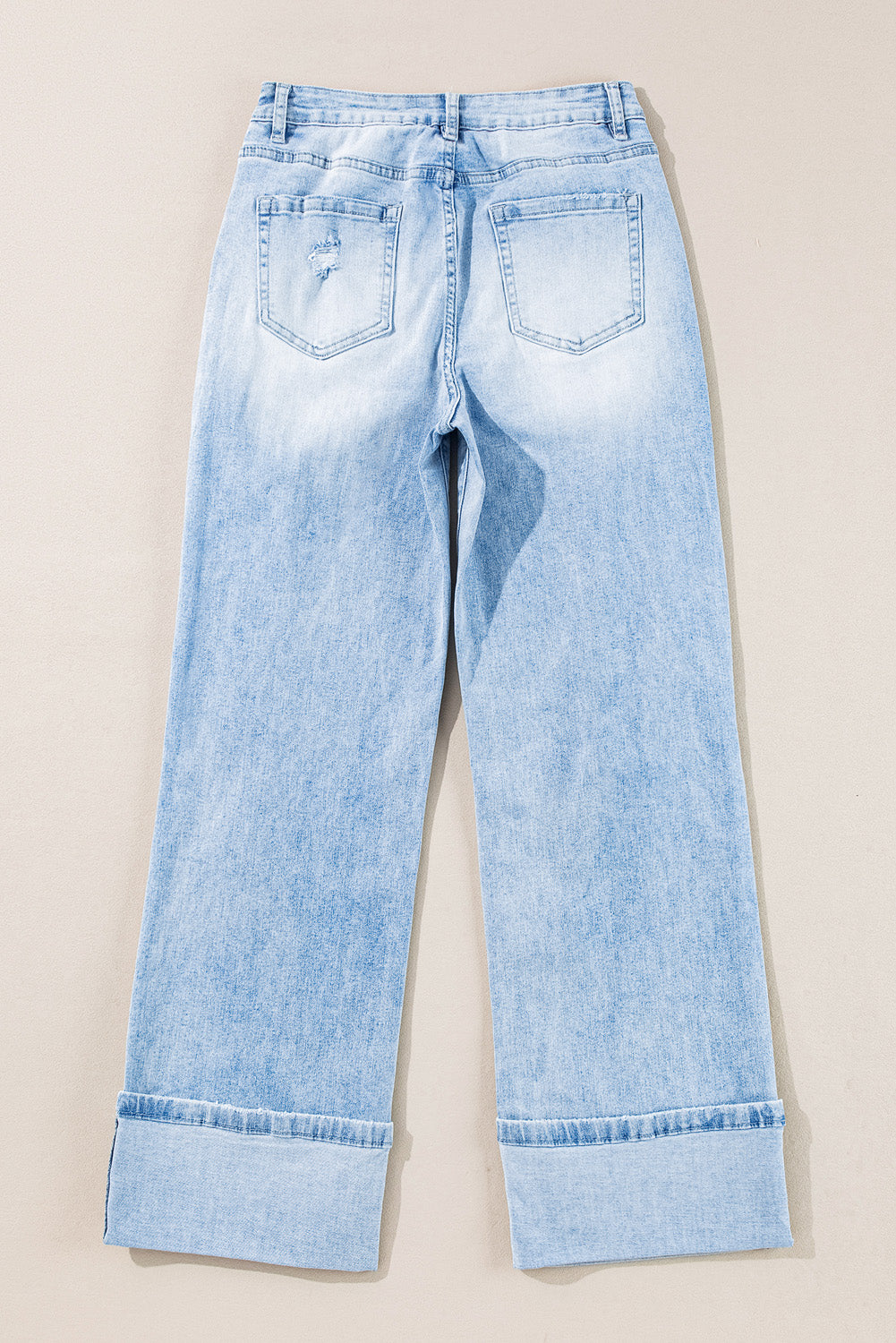 "Dizzy & Distressed" Straight Jeans