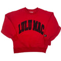 Lulu Mac Sweatshirt Red/Black - Stitch Logo