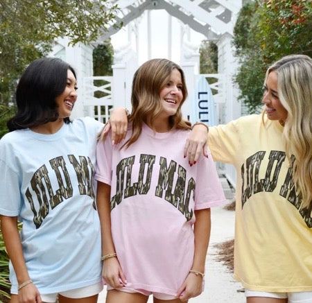 Lulu Mac Camo Logo T-shirt