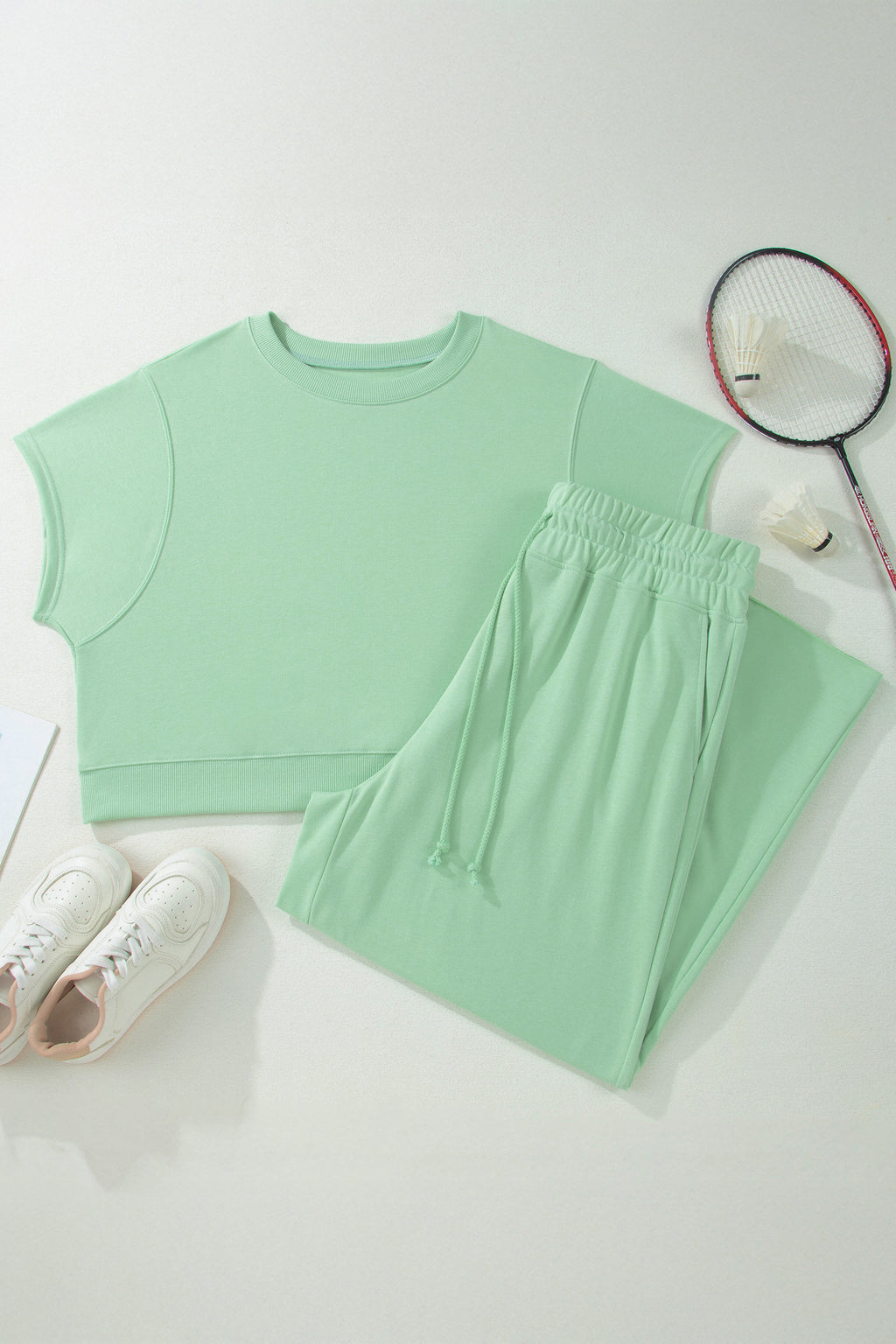 "Amazing In Aqua" Plus Size Pants Set