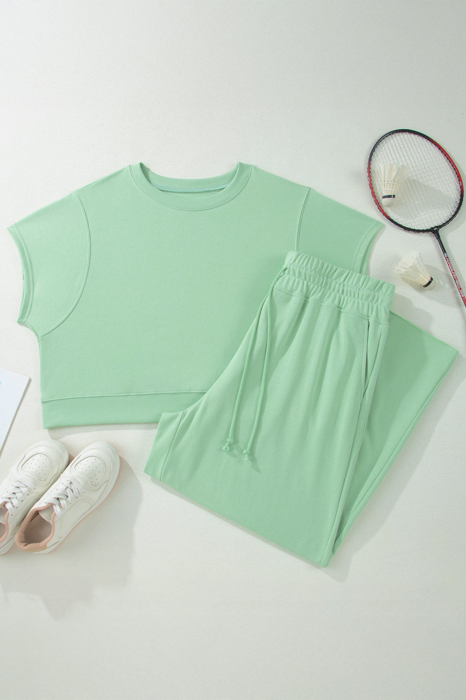"Amazing In Aqua" Plus Size Pants Set