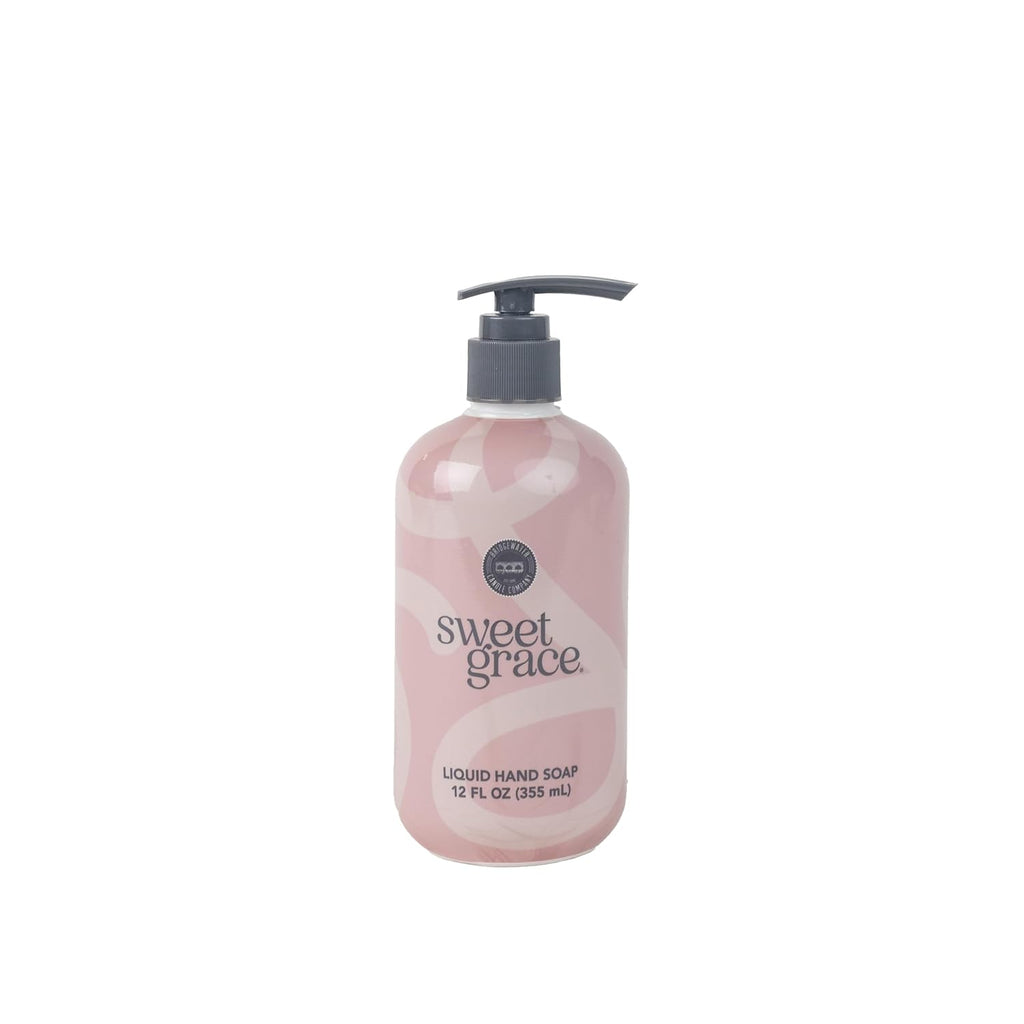 Bridgewater Candle Sweet Grace Liquid Hand Soap | 12 oz Moisturizing Hand Wash | Passionfruit, Sparkling & Patchouli Scent | Gift for Home & Bath