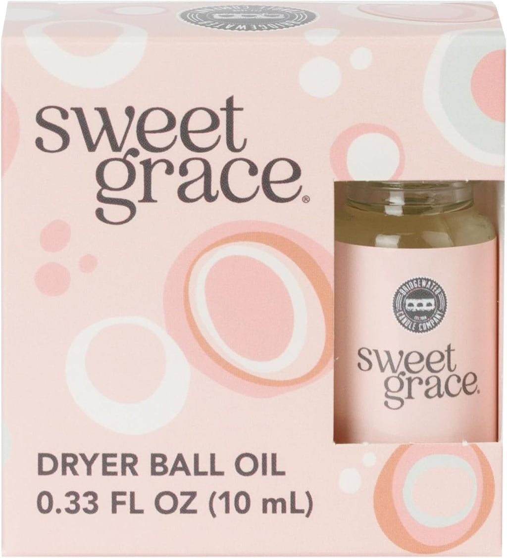 Bridgewater Candle Sweet Grace Dryer Ball Fragrance Refill Oil | Sweet Grace | Softens Fabrics Naturally | Eco-Friendly Alternative