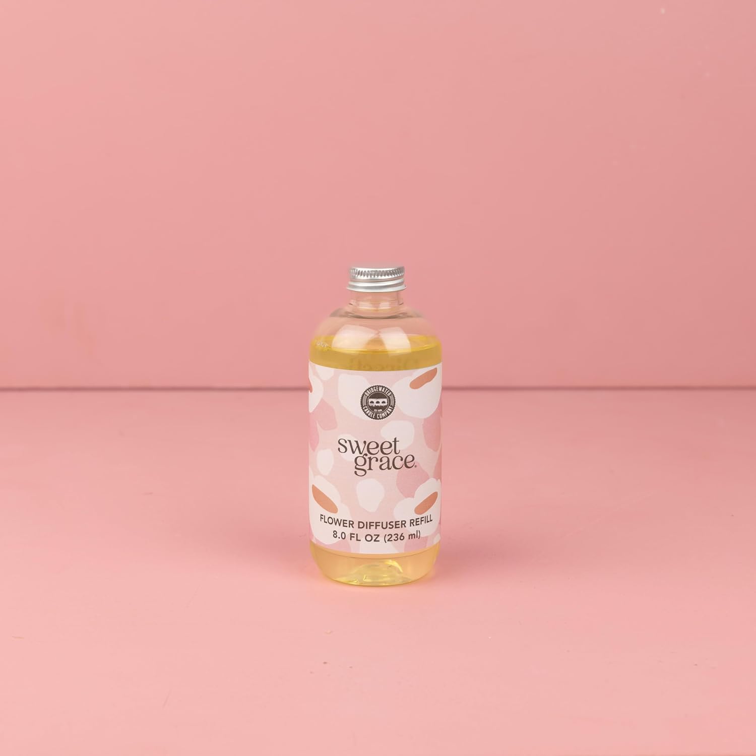 Bridgewater Candle Sweet Grace Dye-Free Diffuser Oil Refill | 8 fl oz | Scented | Lasts up to 60 Days |