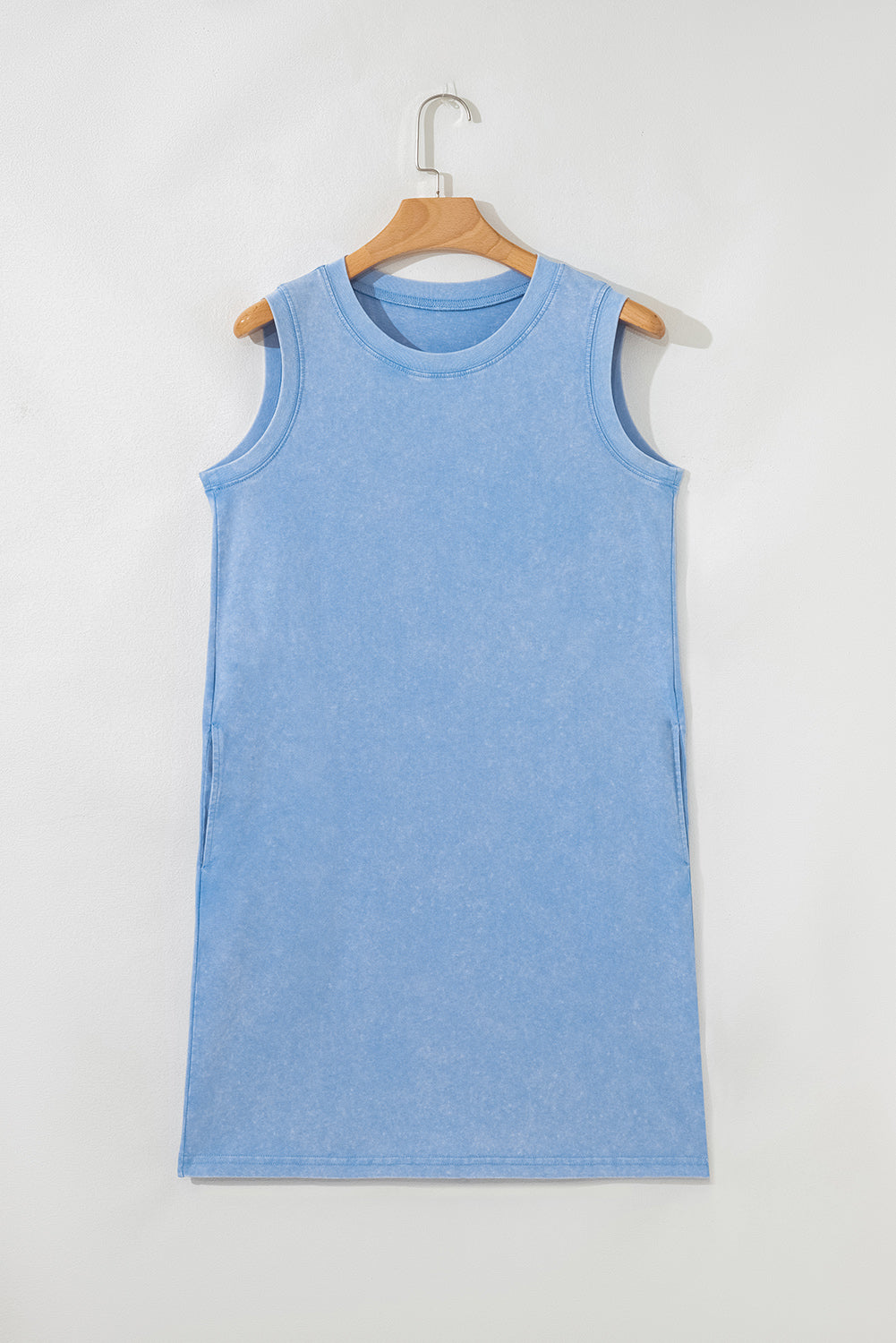 "Cool In Cotton" Mineral Wash Tank Dress