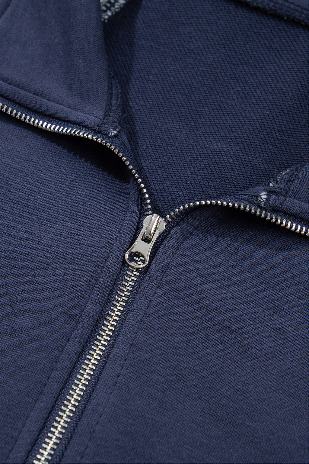 Patchwork Plaid Pocket Quarter Zip Pullover